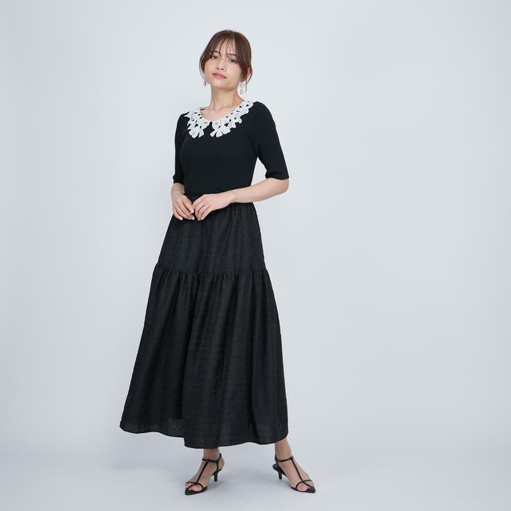 リボンレースカラーリブニット≪手洗い可能≫ | QUEENS COURT | 詳細画像10 