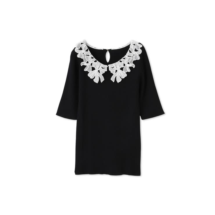 リボンレースカラーリブニット≪手洗い可能≫ | QUEENS COURT | 詳細画像16 