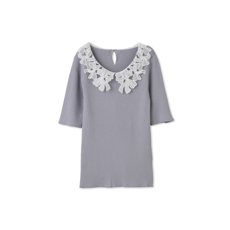 リボンレースカラーリブニット≪手洗い可能≫ | QUEENS COURT | 詳細画像18 