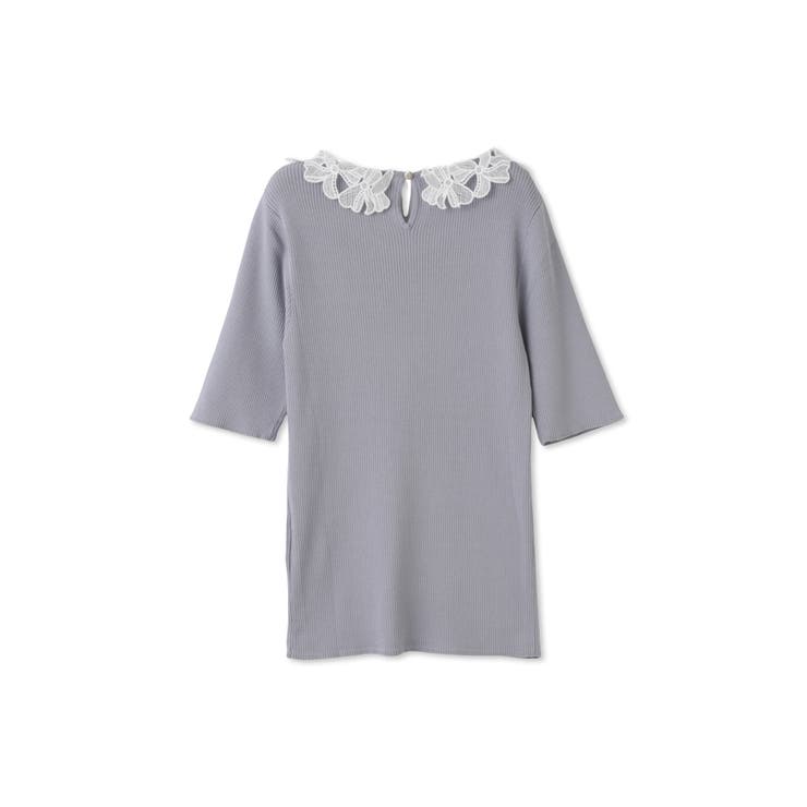 リボンレースカラーリブニット≪手洗い可能≫ | QUEENS COURT | 詳細画像19 