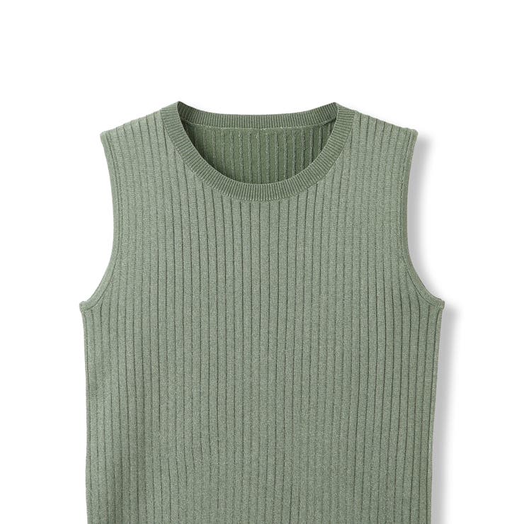 ブライトワイドリブスリーブレスニット≪手洗い可能≫ | QUEENS COURT | 詳細画像9 