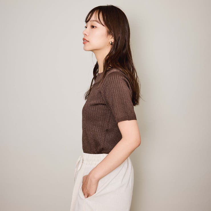 ブライトワイドリブニット≪手洗い可能≫ | QUEENS COURT | 詳細画像3 