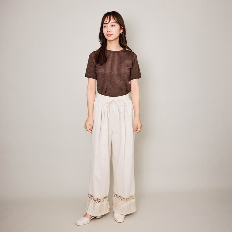 ブライトワイドリブニット≪手洗い可能≫ | QUEENS COURT | 詳細画像5 