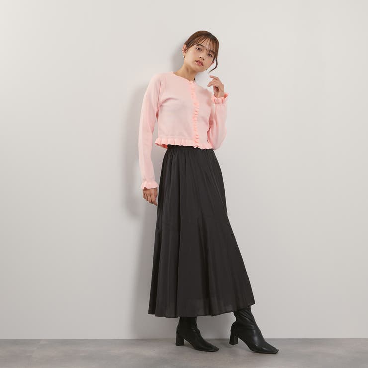 スポンディッシュニットフリルカーディガン≪手洗い可能≫ | QUEENS COURT | 詳細画像11 