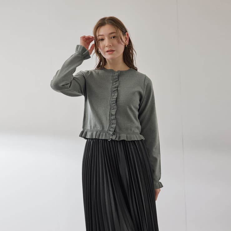 スポンディッシュニットフリルカーディガン≪手洗い可能≫ | QUEENS COURT | 詳細画像22 