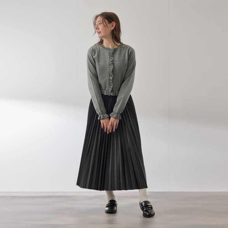 スポンディッシュニットフリルカーディガン≪手洗い可能≫ | QUEENS COURT | 詳細画像24 