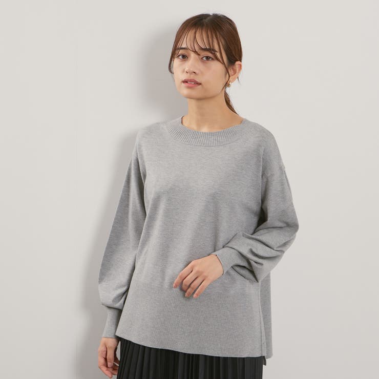 シアバターボートネックニット≪手洗い可能≫ | QUEENS COURT | 詳細画像12 