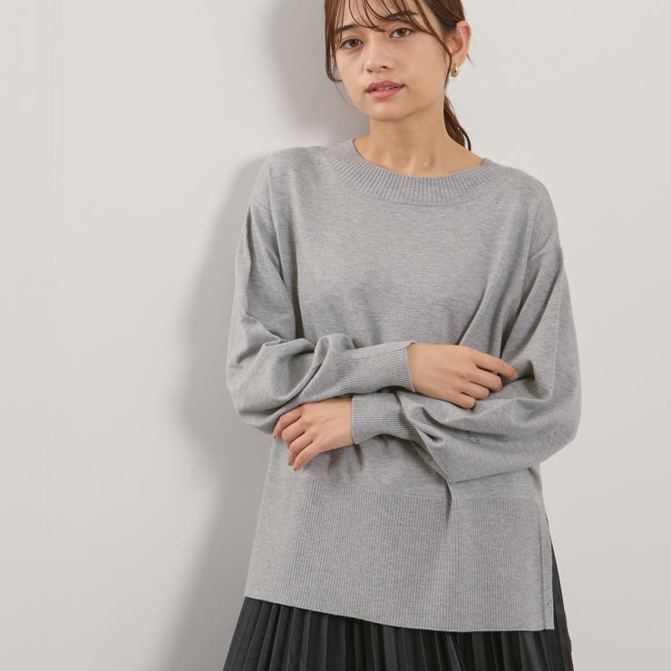 シアバターボートネックニット≪手洗い可能≫ | QUEENS COURT | 詳細画像13 