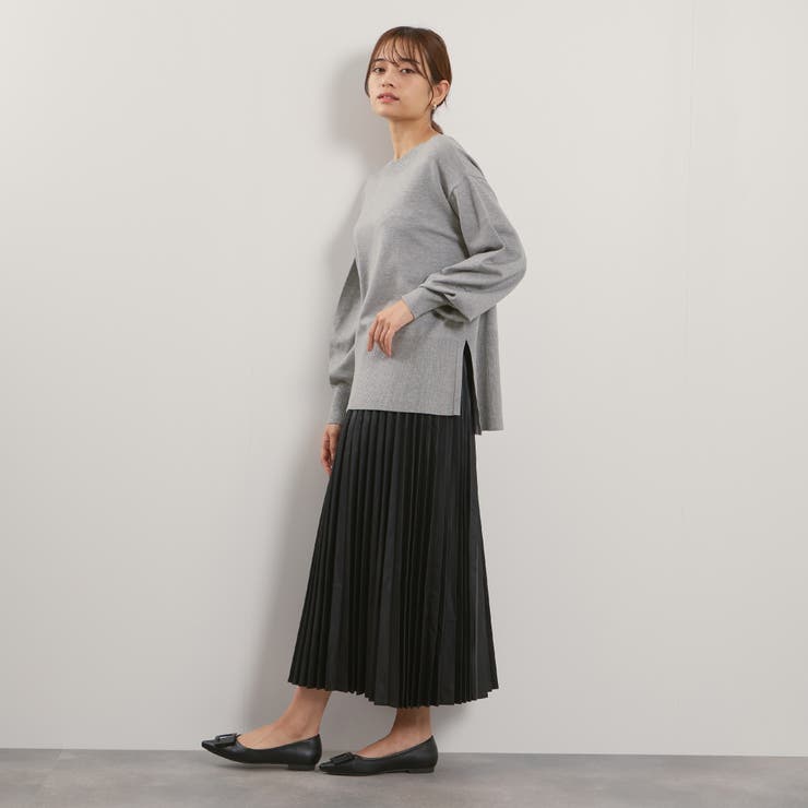 シアバターボートネックニット≪手洗い可能≫ | QUEENS COURT | 詳細画像15 