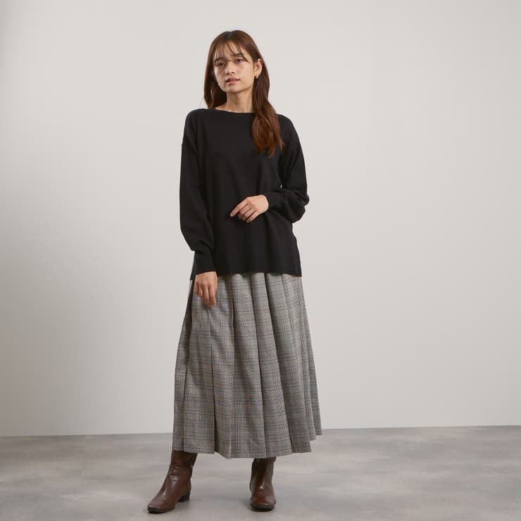 シアバターボートネックニット≪手洗い可能≫ | QUEENS COURT | 詳細画像9 