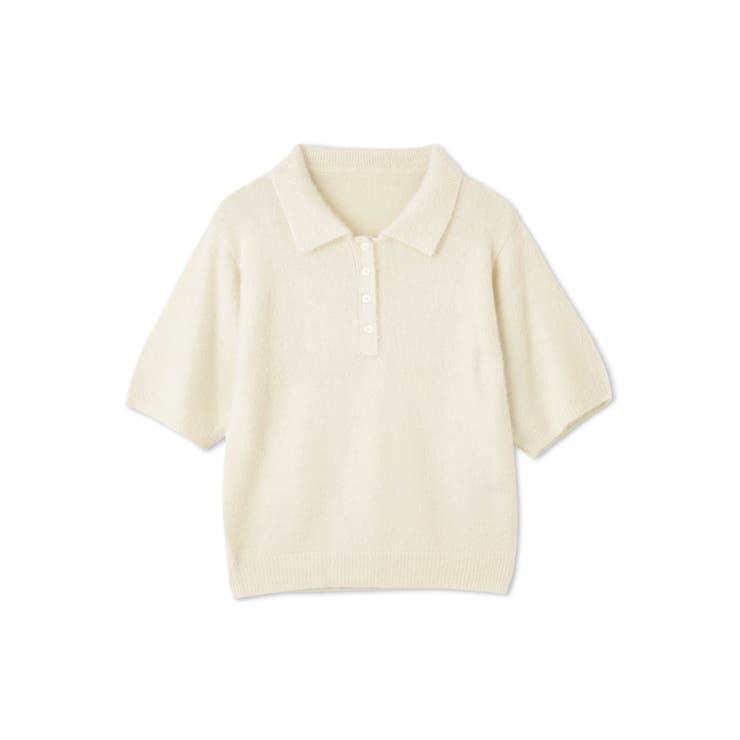 シャギーヤーンポロニットトップス≪手洗い可能≫ | QUEENS COURT | 詳細画像14 