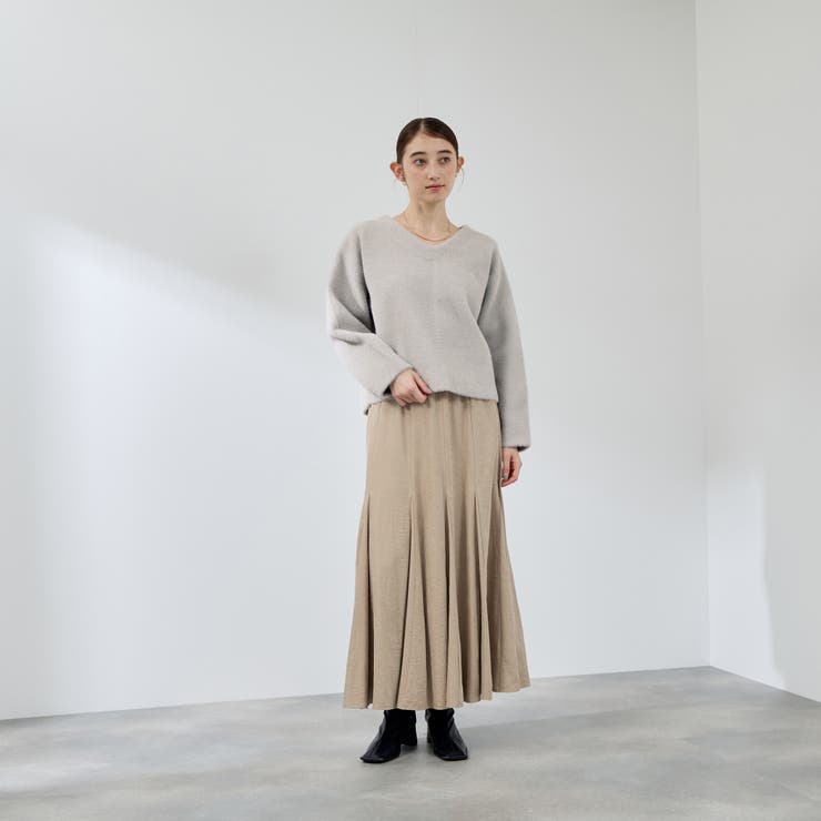 フェレットタッチWフェイスボクシーニット≪手洗い可能≫ | QUEENS COURT | 詳細画像15 