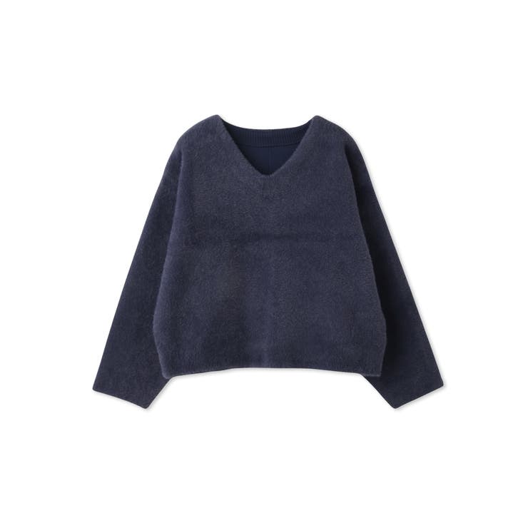 フェレットタッチWフェイスボクシーニット≪手洗い可能≫ | QUEENS COURT | 詳細画像18 