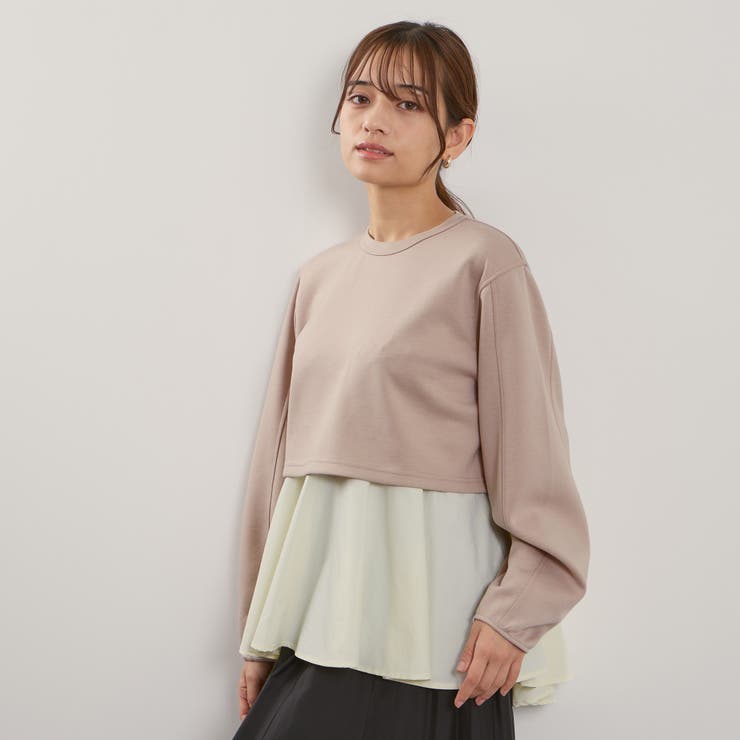 ダンボールレイヤードライクプルオーバー≪手洗い可能≫ | QUEENS COURT | 詳細画像1 