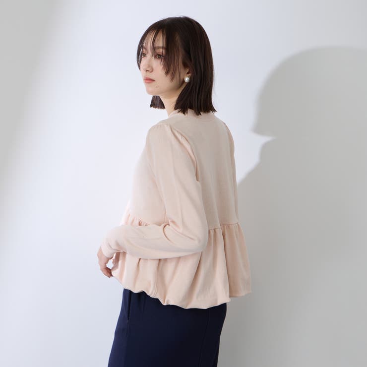 バルーンヘムニットプルオーバー≪手洗い可能≫ | QUEENS COURT | 詳細画像4 