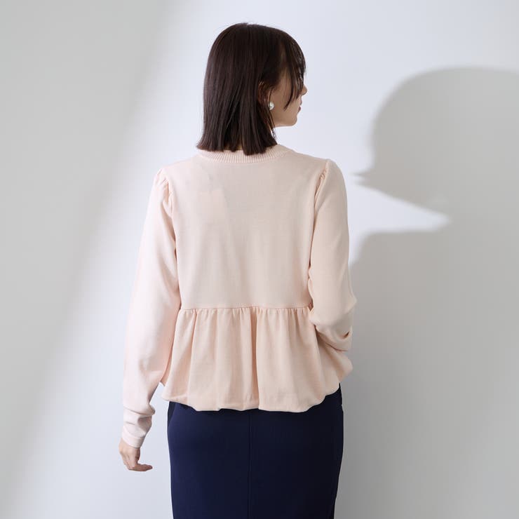 バルーンヘムニットプルオーバー≪手洗い可能≫ | QUEENS COURT | 詳細画像5 