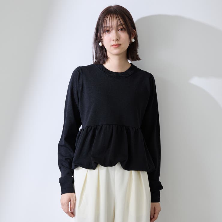 バルーンヘムニットプルオーバー≪手洗い可能≫ | QUEENS COURT | 詳細画像6 