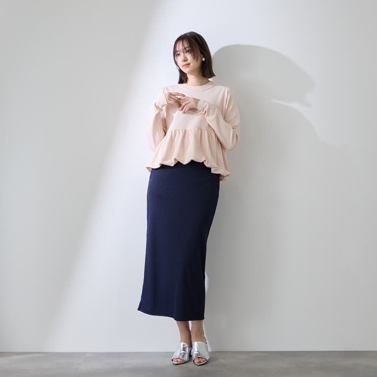 バルーンヘムニットプルオーバー≪手洗い可能≫ | QUEENS COURT | 詳細画像7 