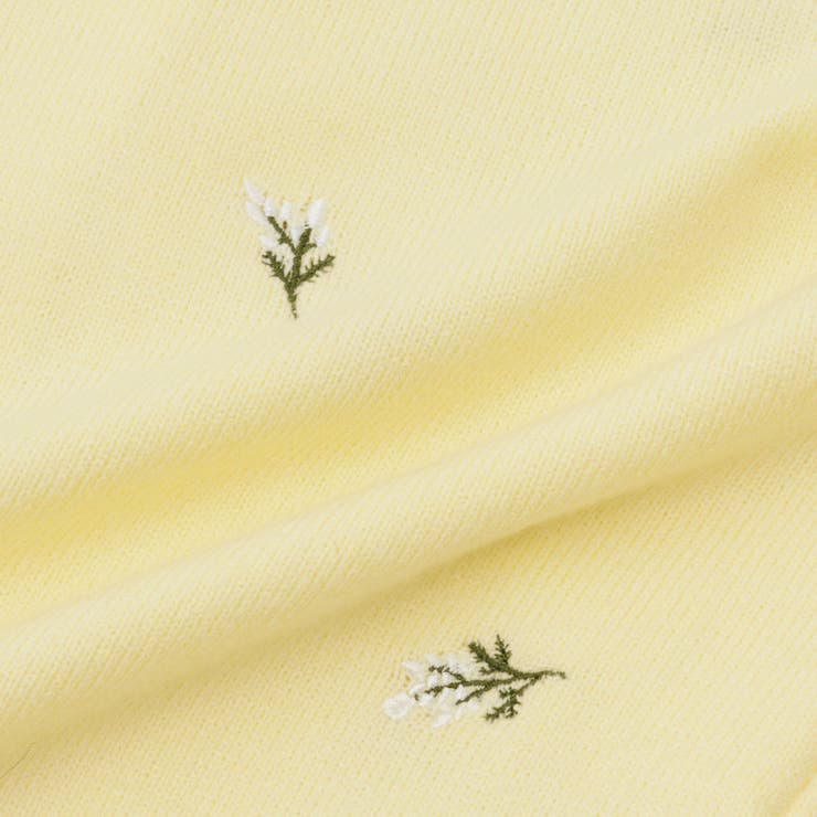 フラワー刺繍ポロニットトップス | QUEENS COURT | 詳細画像23 