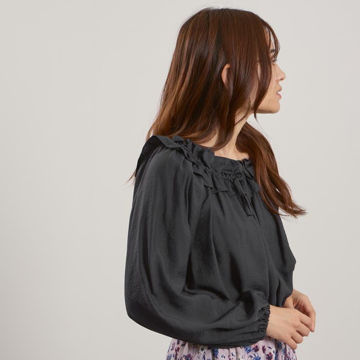 フリルカラーナローリボンブラウス≪手洗い可能≫ | QUEENS COURT | 詳細画像10 