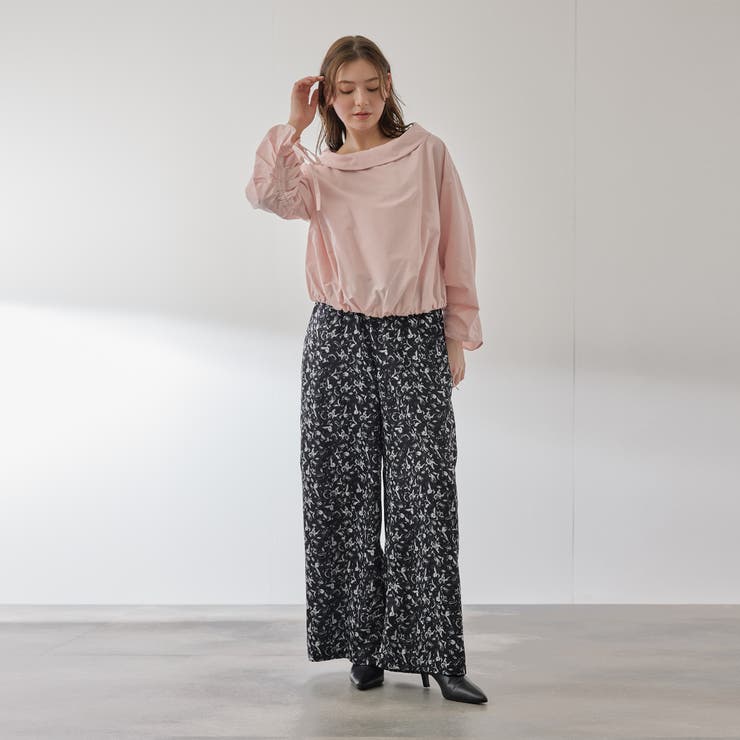 ギャザースリーブボートネックブラウス≪洗濯機で洗える≫ | QUEENS COURT | 詳細画像10 