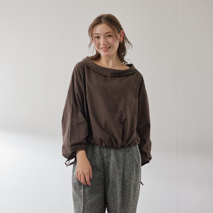 ギャザースリーブボートネックブラウス≪洗濯機で洗える≫ | QUEENS COURT | 詳細画像12 