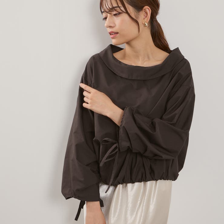 ギャザースリーブボートネックブラウス≪洗濯機で洗える≫ | QUEENS COURT | 詳細画像13 