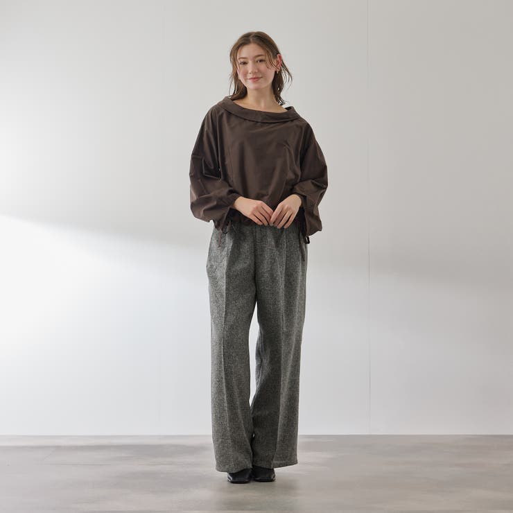 ギャザースリーブボートネックブラウス≪洗濯機で洗える≫ | QUEENS COURT | 詳細画像15 