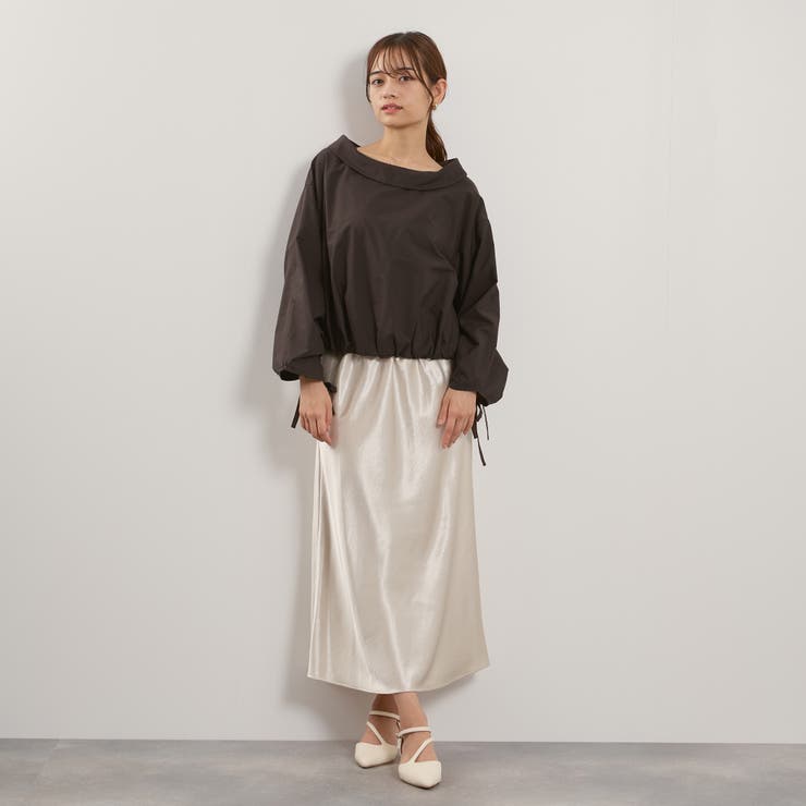 ギャザースリーブボートネックブラウス≪洗濯機で洗える≫ | QUEENS COURT | 詳細画像16 