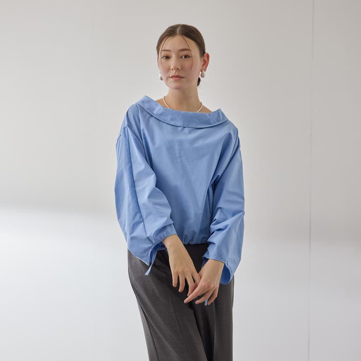 ギャザースリーブボートネックブラウス≪洗濯機で洗える≫ | QUEENS COURT | 詳細画像17 