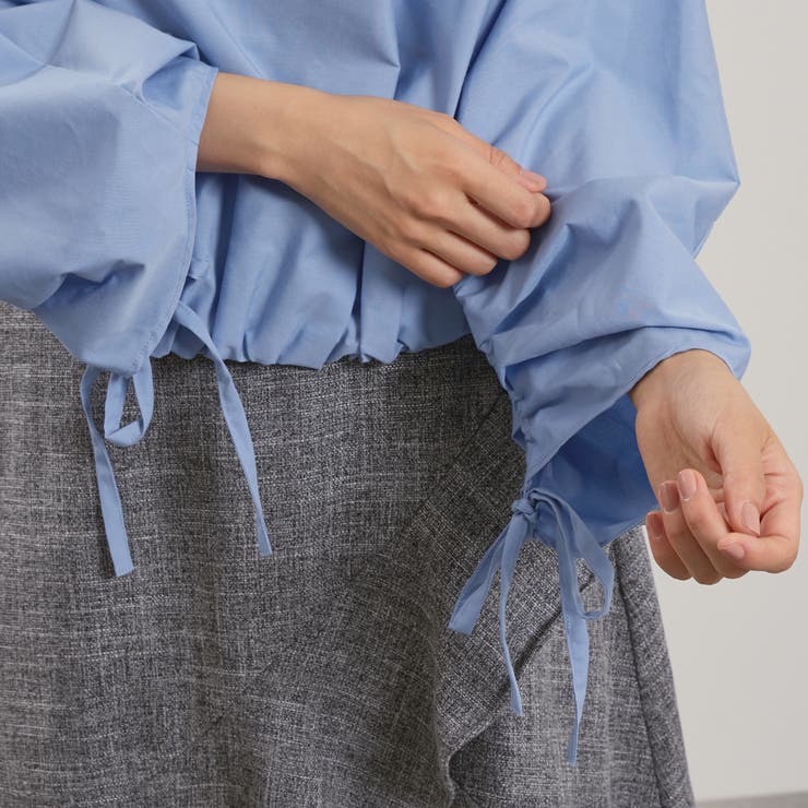 ギャザースリーブボートネックブラウス≪洗濯機で洗える≫ | QUEENS COURT | 詳細画像23 