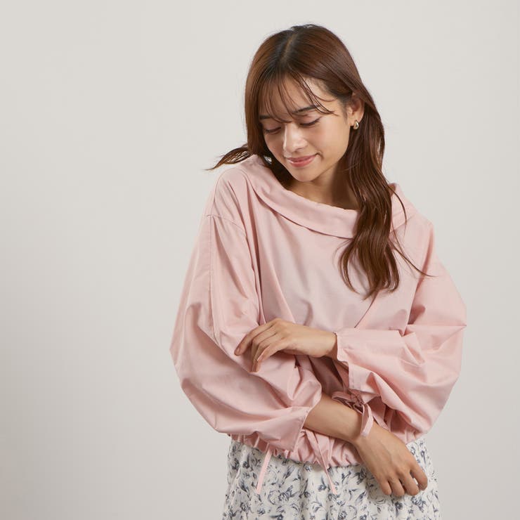 ギャザースリーブボートネックブラウス≪洗濯機で洗える≫ | QUEENS COURT | 詳細画像8 