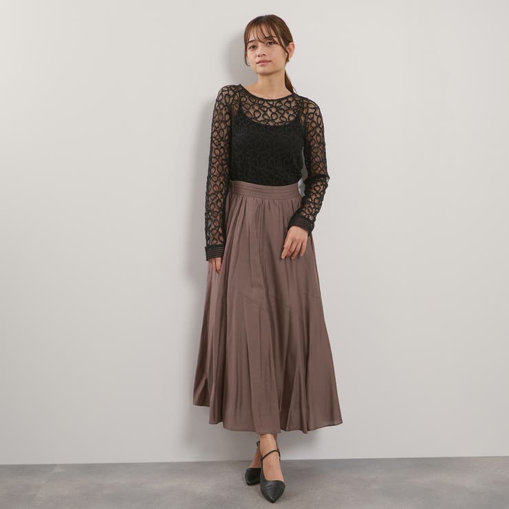 コードラッセルレースプルブラウス≪手洗い可能≫ | QUEENS COURT | 詳細画像8 