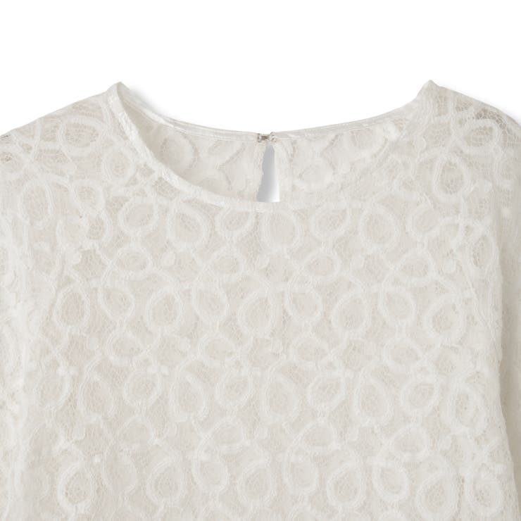 コードラッセルレースプルブラウス≪手洗い可能≫ | QUEENS COURT | 詳細画像12 