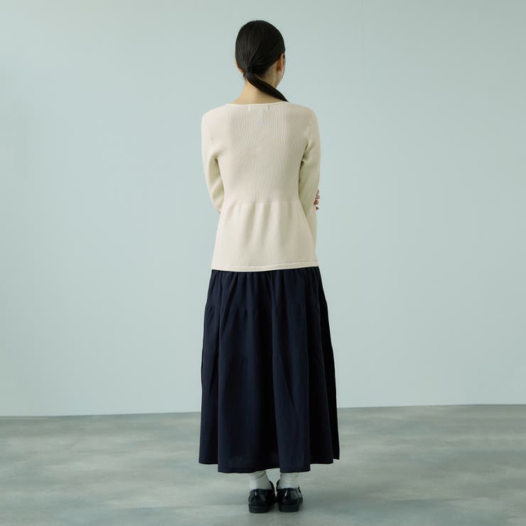 ドッキングライク軽量ニットワンピース≪手洗い可能≫ | VICKY | 詳細画像4 