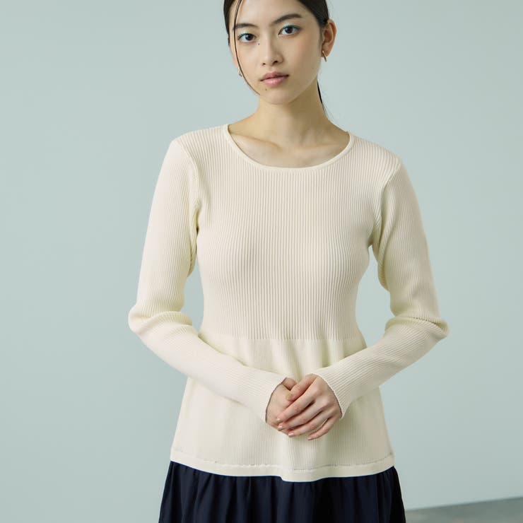 ドッキングライク軽量ニットワンピース≪手洗い可能≫ | VICKY | 詳細画像5 