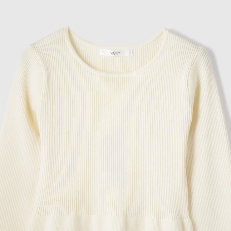 ドッキングライク軽量ニットワンピース≪手洗い可能≫ | VICKY | 詳細画像9 