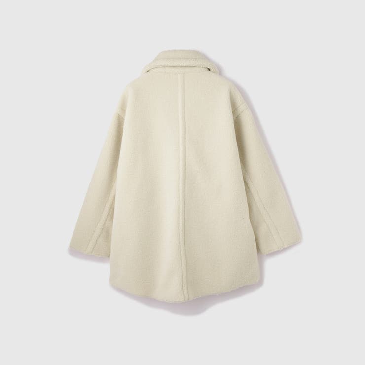 フェイクムートンミドルダブルコート | VICKY | 詳細画像13 