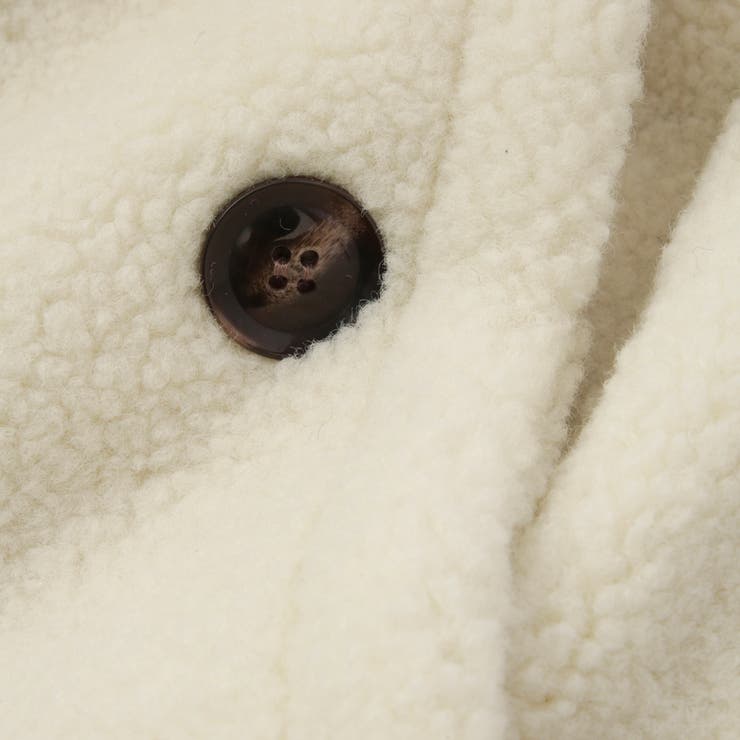 フェイクムートンミドルダブルコート | VICKY | 詳細画像18 