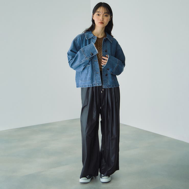 フラップポケットショートデニムブルゾン≪手洗い可能≫ | VICKY | 詳細画像10 