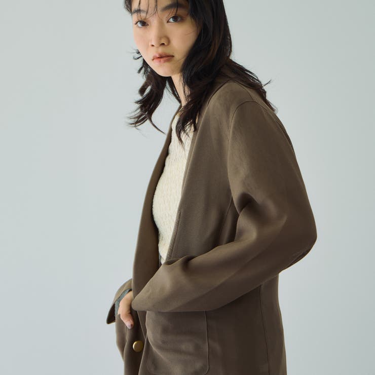 【追加生産】メッシュダブルテーラージャケット≪手洗い可能≫ | VICKY | 詳細画像11 