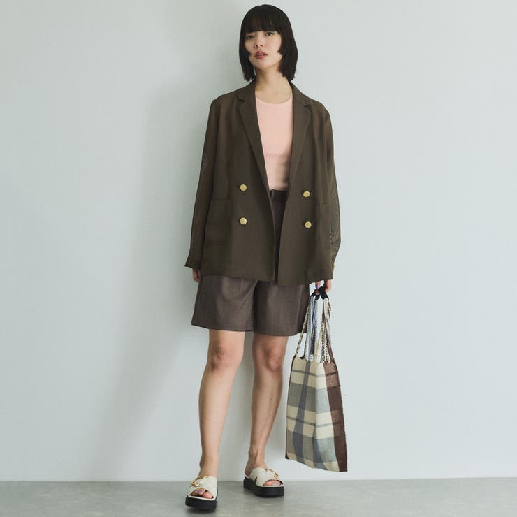 【追加生産】メッシュダブルテーラージャケット≪手洗い可能≫ | VICKY | 詳細画像20 
