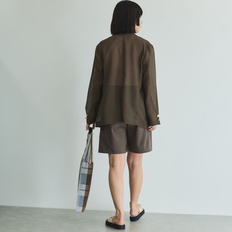 【追加生産】メッシュダブルテーラージャケット≪手洗い可能≫ | VICKY | 詳細画像21 