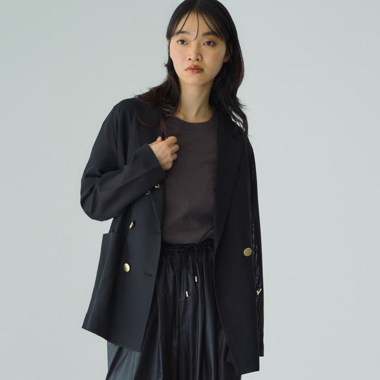 【追加生産】メッシュダブルテーラージャケット≪手洗い可能≫ | VICKY | 詳細画像4 