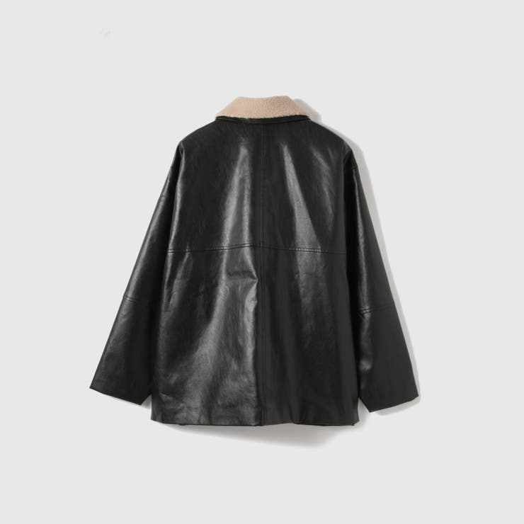 ボアカラーフェイクレザーブルゾン | VICKY | 詳細画像13 