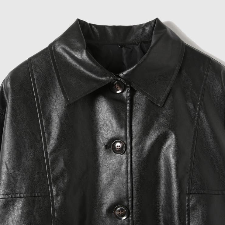 ボアカラーフェイクレザーブルゾン | VICKY | 詳細画像15 