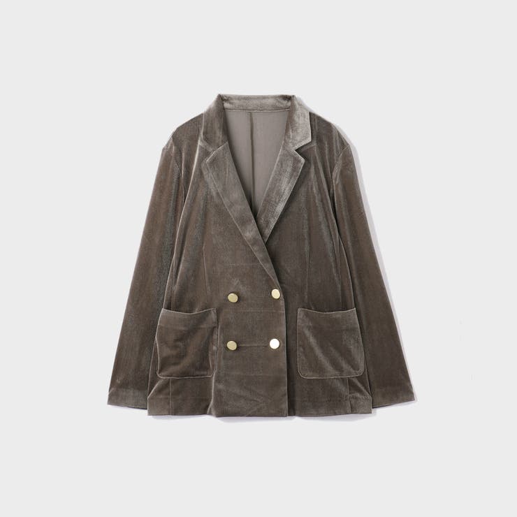 シアーベロアダブルテーラージャケット | VICKY | 詳細画像13 