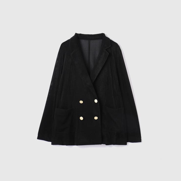 シアーベロアダブルテーラージャケット | VICKY | 詳細画像14 