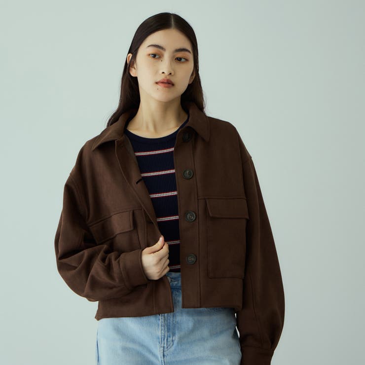 スウェードチョウライトショートジャケット | VICKY | 詳細画像4 