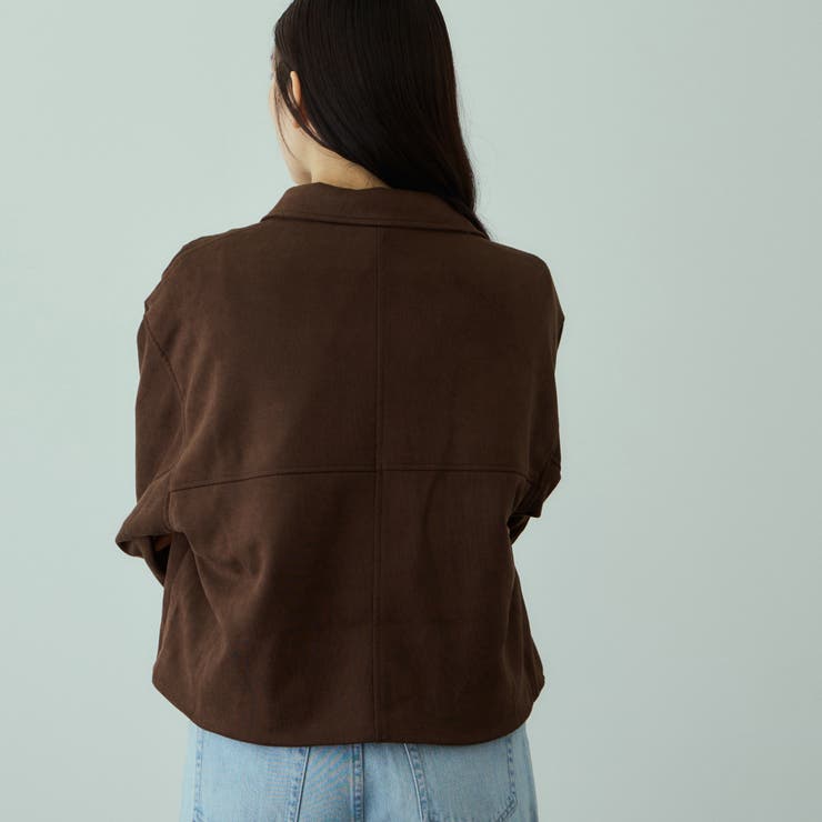スウェードチョウライトショートジャケット | VICKY | 詳細画像7 